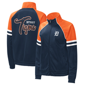 Detroit Tigers G-III 4Her Women's First Place Track Jacket - Navy