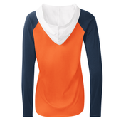 Detroit Tigers G-III 4Her Women's Triple A Long Sleeve Hooded T-Shirt - White