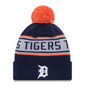 Detroit Tigers New Era Repeat Knit Hat - Navy