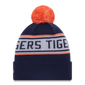 Detroit Tigers New Era Kid's Jr Repeat Knit Hat - Navy