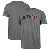 Detroit Tigers 47 Brand Cooperstown Franklin Fieldhouse T-Shirt - Gray