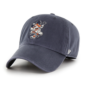 Detroit Tigers 47 Brand Cooperstown Swinging Kitty Clean Up Adjustable Hat - Vintage Navy