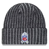 Detroit Lions New Era 2023 Salute to Service Cuffed Knit Hat - Black