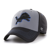 47 Brand Detroit Lions Black Radial MVP Adjustable Hat