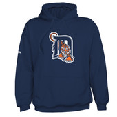 Detroit Tigers Stitches Cooperstown Collection Pullover Hoodie - Navy