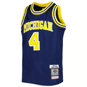 Chris Webber Michigan Wolverines Mitchell & Ness Youth 1991-92 Home Swingman Jersey - Navy