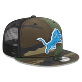 Detroit Lions New Era Classic Trucker Evergreen 9Fifty Snapback Hat - Camo