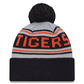 Detroit Tigers New Era Kids Jr Wordmark Evergreen Knit Hat - Navy