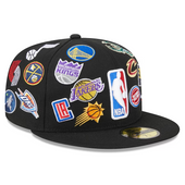 NBA New Era 2024 All-Star Game All Over 59Fifty Fitted Hat - Black