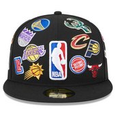 NBA New Era 2024 All-Star Game All Over 59Fifty Fitted Hat - Black