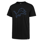 Detroit Lions 47 Brand Pop Shadow Super Rival T-shirt - Black