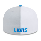 Detroit Lions New Era 2023 Sideline 59Fifty Fitted Hat - Blue