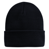 GRIT Cuffed Knit Hat - Black