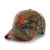 Detroit Tigers '47 Real Tree Frost MVP Adjustable Hat - Camo