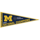 Michigan Wolverines WinCraft 2023 National Champions Classic Pennant