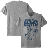 Honolulu Brew Crew King Of The North MI Culture T-Shirt - Heather Gray