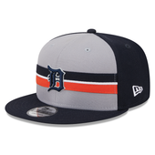 Detroit Tigers New Era 2024 Batting Practice 9Fifty Snapback Hat - Gray/Navy