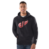 Detroit Red Wings Starter Pullover Hoodie - Black