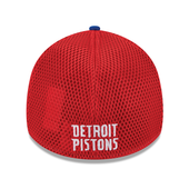 Detroit Pistons New Era Game Day Neo 39Thirty Flex Hat - Royal/Red