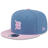 Detroit Tigers New Era 2Tone Color Pack Faded 9Fifty Snapback Hat - Blue/Light Pink