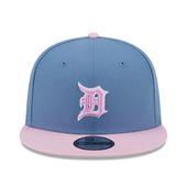 Detroit Tigers New Era 2Tone Color Pack Faded 9Fifty Snapback Hat - Blue/Light Pink