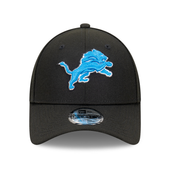 Detroit Lions New Era 9Forty Adjustable Hat - Black