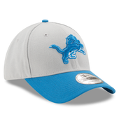 Detroit Lions New Era The League 2Tone 9Forty Adjustable Hat - Gray/Blue