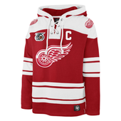 Steve Yzerman Detroit Red Wings '47 Retro Freeze Superior Lacer Player Pullover Hoodie - Red