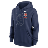 Detroit Tigers Nike Women's Big Game Pullover Hoodie - Navy