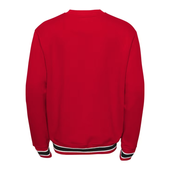 Detroit Red Wings Outerstuff Youth Classic Blueliner Crew Neck Sweatshirt - Red