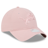Detroit Lions New Era Women's Evergreen 9Twenty Adjustable Hat - Pink