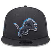Detroit Lions New Era 2024 NFL Draft 9Fifty Snapback Hat - Graphite
