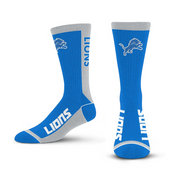 Detroit Lions For Bare Feet MVP Crew Socks - Blue