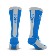 Detroit Lions For Bare Feet MVP Crew Socks - Blue