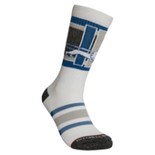 Detroit Lions Mitchell & Ness Interception Crew Socks - White
