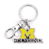 Michigan Wolverines Aminco Heavyweight Keychain