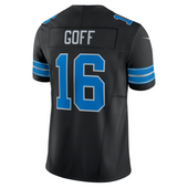 Jared Goff Detroit Lions Nike Vapor F.U.S.E. Alternate Limited Jersey - Black