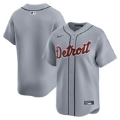 Detroit Tigers Nike Road Limited Jersey - Gray