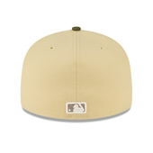 Detroit Tigers New Era Vegas Gold 59Fifty Fitted Hat - White/Green/Natural