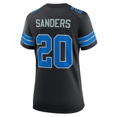 Barry Sanders Detroit Lions Nike Women's Alternate Game Jersey - Black