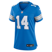 Amon-Ra St Brown Detroit Lions Nike Women's Game Jersey - Blue