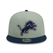Detroit Lions New Era 2Tone Color Pack 9Fifty Snapback Hat - Gray/Navy