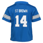 Amon-Ra St Brown Detroit Lions Infant Game Jersey - Blue