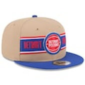 Detroit Pistons New Era 2024 NBA Draft 9FIFTY Snapback Hat - Tan/Blue