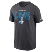 Detroit Lions Nike Stack Essential T-Shirt - Anthracite