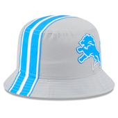 Detroit Lions New Era Helmet Bucket Hat - Gray