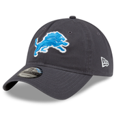 Detroit Lions New Era Core Classic 9TWENTY Adjustable Hat - Graphite
