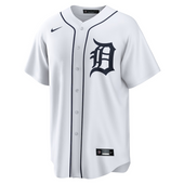 Detroit Tigers Nike Tall Home Official Replica Jersey - White