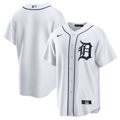 Detroit Tigers Nike Tall Home Official Replica Jersey - White