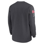 Detroit Lions Nike 2024 Salute To Service Crew Neck Sweatshirt - Anthracite